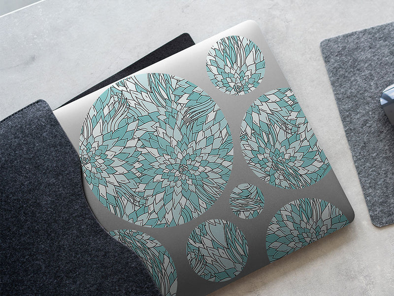 crazy chlorokinesis floral DIY Laptop Stickers