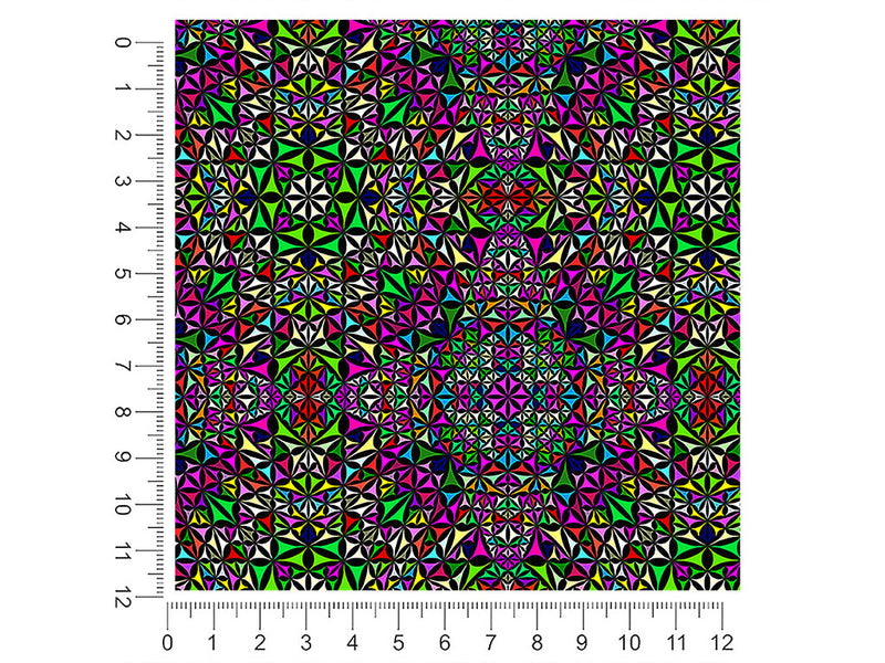 crazy quilt mosaic 1ft x 1ft Craft Sheets