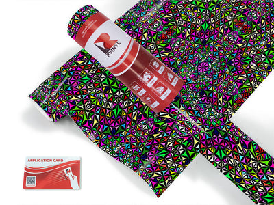 crazy quilt mosaic Craft Vinyl Roll