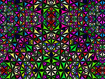 Crazy Quilt Mosaic Vinyl Wrap Pattern~Rwraps Series 914 Digitally Printed Vinyl Wrap~0