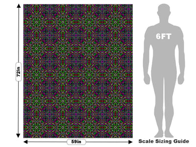 Crazy Quilt Mosaic Vehicle Wrap Scale~Rwraps Series 914 Crazy Quilt Mosaic Measurements~1