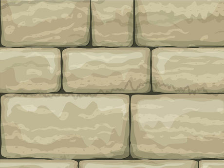 Cream  Brick Vinyl Wrap Pattern~Rwraps Series 914 Digitally Printed Vinyl Wrap~0