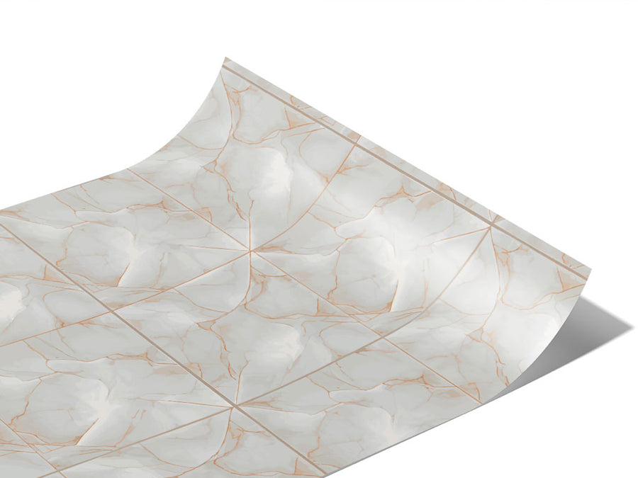 Cream Deviations Tile Vinyl Wraps~Rwraps Series 914 Digitally Printed Vinyl Wrap~1