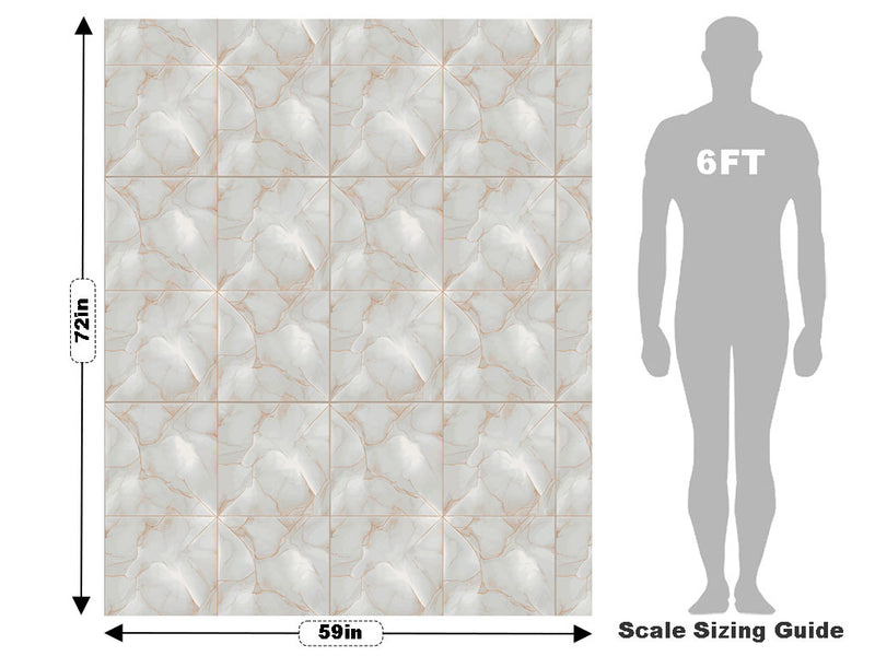 Cream Deviations Tile Vehicle Wrap Scale~Rwraps Series 914 Cream Deviations Tile Measurements~2