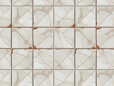 Cream Square Tile Vinyl Wrap Pattern~Rwraps Series 914 Digitally Printed Vinyl Wrap~0