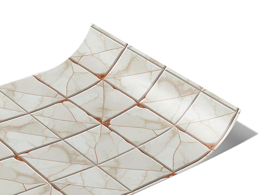 Cream Square Tile Vinyl Wraps~Rwraps Series 914 Digitally Printed Vinyl Wrap~1