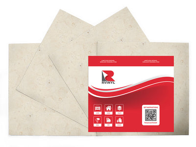 creamy limestone stone Craft Vinyl Sheet Pack