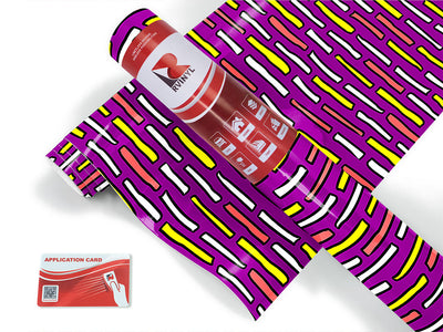 credit line abstract geometric Craft Vinyl Roll