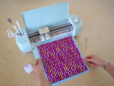 credit line abstract geometric Cricut Compatible Vinyl