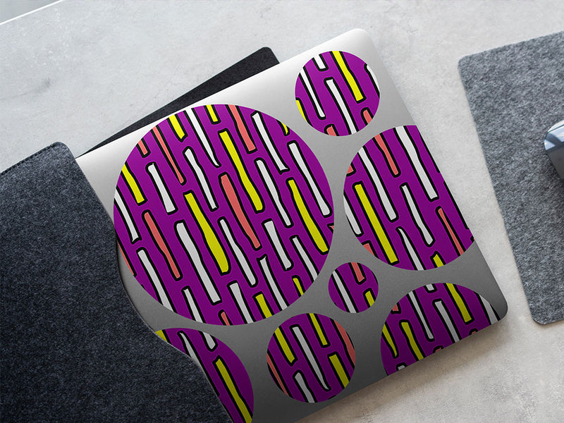credit line abstract geometric DIY Laptop Stickers
