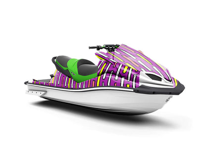 Credit Line Abstract Jet Ski Vinyl Customized Wrap