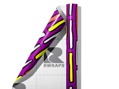 Credit Line Abstract Wrap Film Sheets~Rwraps Series 914 Credit Line Abstract Scrolled Sheet~3