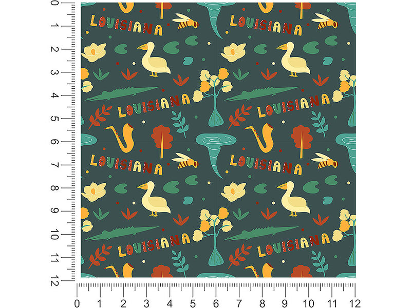 creole state  1ft x 1ft Craft Sheets