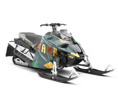 Creole State Americana Custom Wrapped Snowmobile