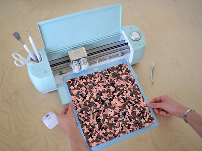 crepe multicam camouflage Cricut Compatible Vinyl