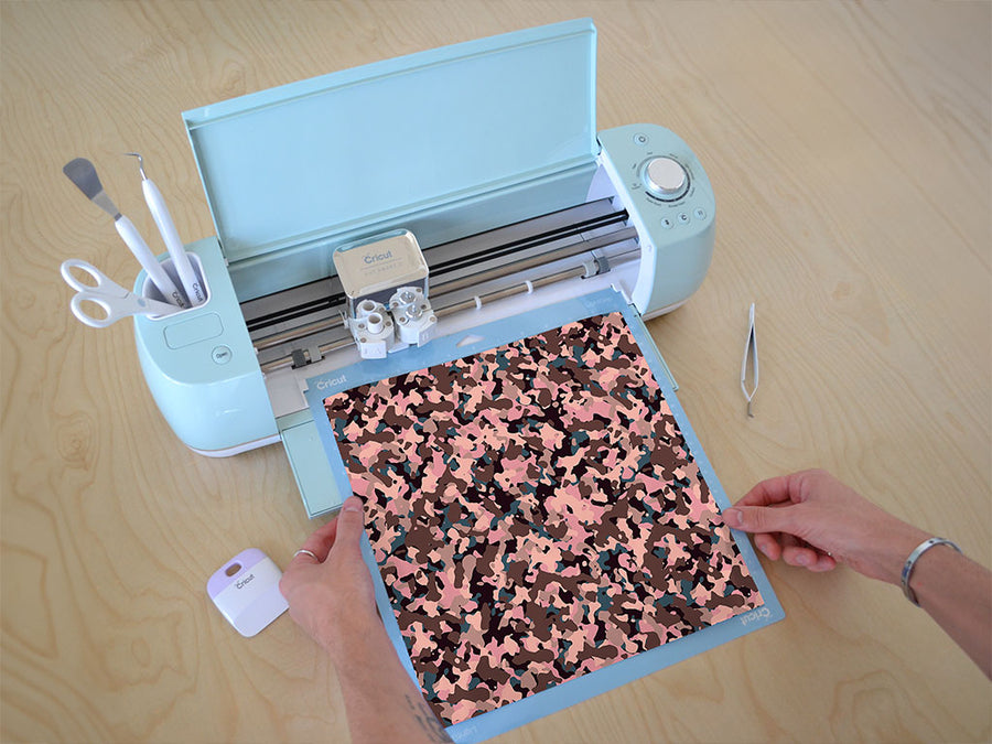 crepe multicam camouflage Cricut Compatible Vinyl