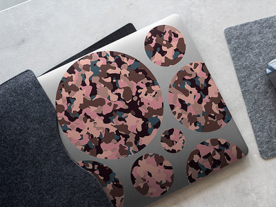 crepe multicam camouflage DIY Laptop Stickers