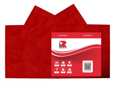 crimson concrete stone Craft Vinyl Sheet Pack