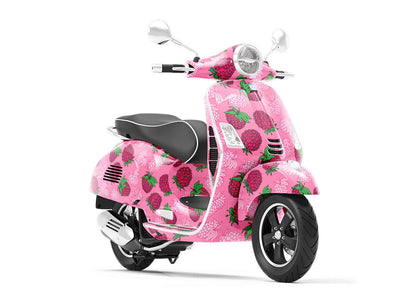 Crimson Night Fruit Vespa Scooter Wrap Film