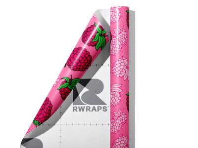 Crimson Night Fruit Wrap Film Sheets~Rwraps Series 914 Crimson Night Fruit Scrolled Sheet~3