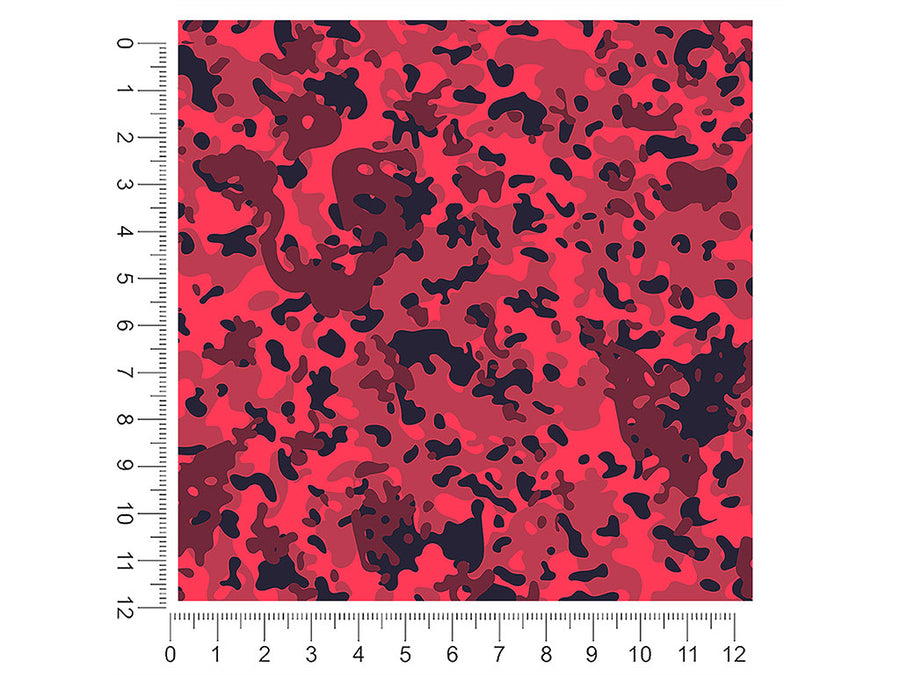 crimson sky camouflage 1ft x 1ft Craft Sheets