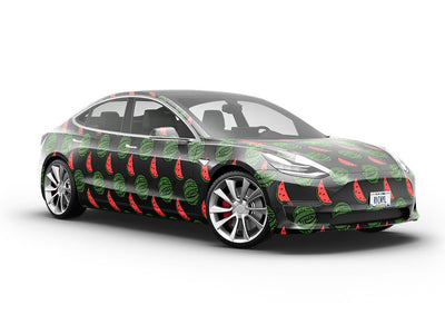 Crimson Sweet Fruit Vehicle Vinyl Wrap