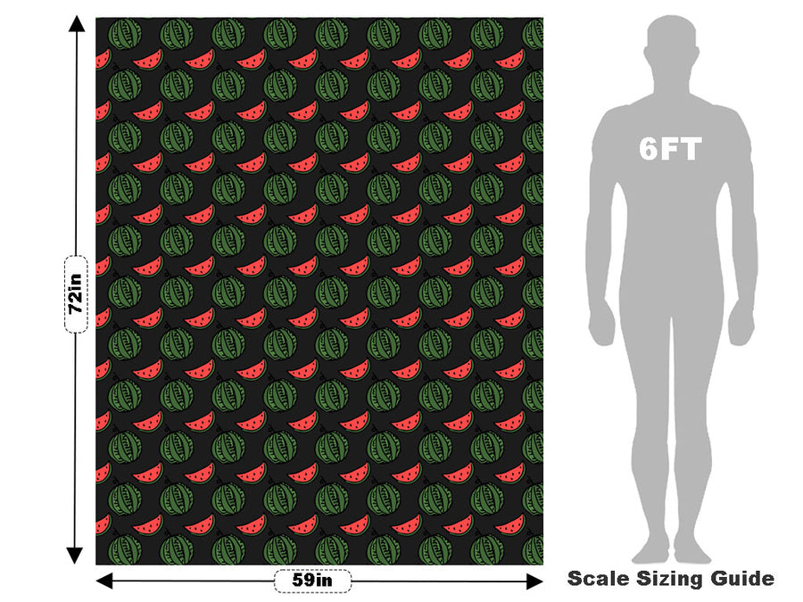 Crimson Sweet Fruit Vehicle Wrap Scale~Rwraps Series 914 Crimson Sweet Fruit Measurements~1