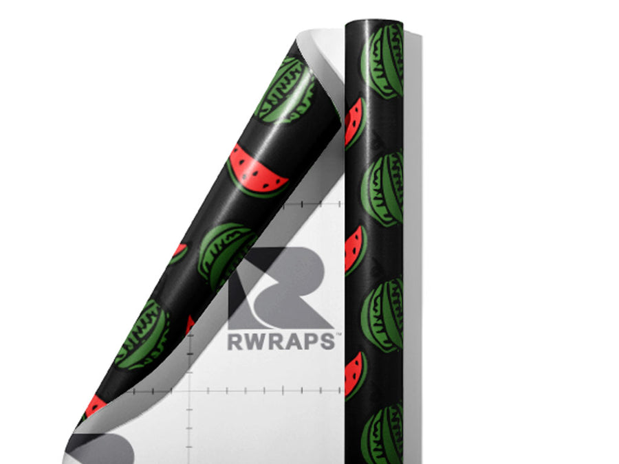 Crimson Sweet Fruit Wrap Film Sheets~Rwraps Series 914 Crimson Sweet Fruit Scrolled Sheet~3