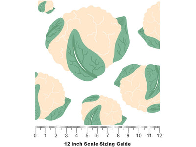 Crisp Altitude Vegetable Vinyl Film Pattern Size 12 inch Scale~Rwraps Crisp Altitude Vegetable Sizing Chart~2