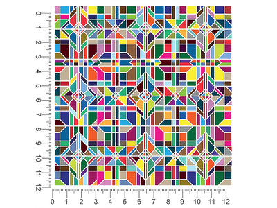 crisp window stained glass 1ft x 1ft Craft Sheets
