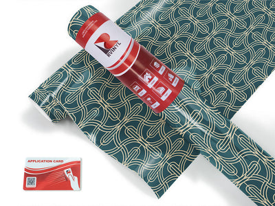 criss-cross art deco Craft Vinyl Roll