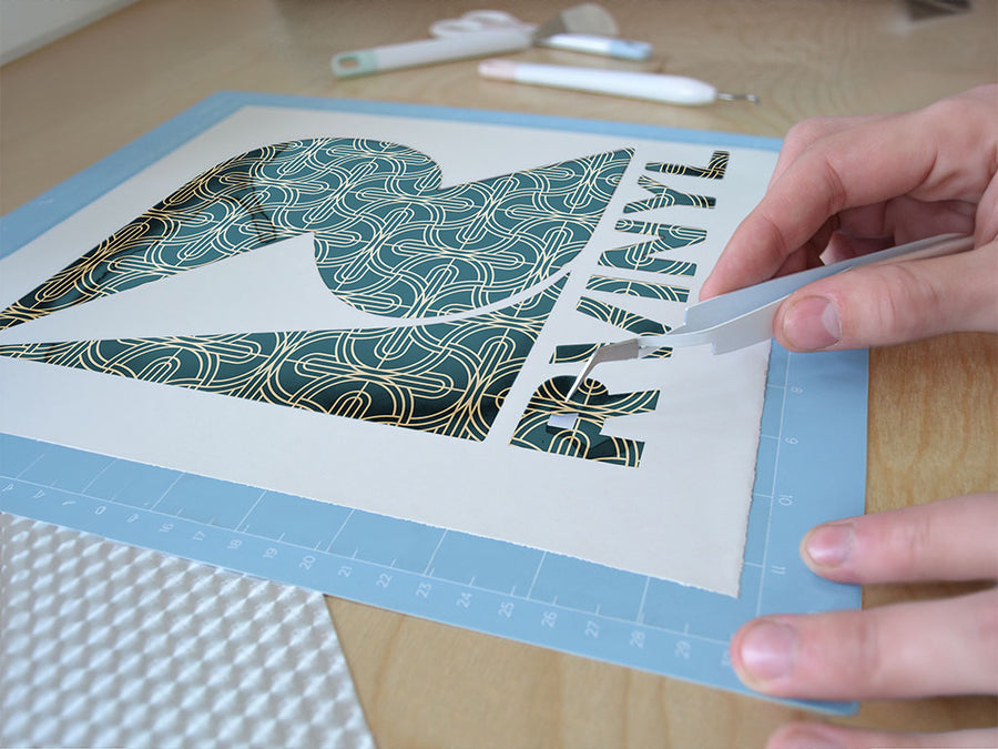 criss-cross art deco Easy Weed Craft Vinyl