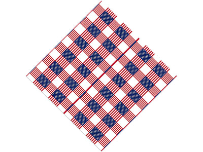 Criss Cross Americana Vinyl Wrap Pattern