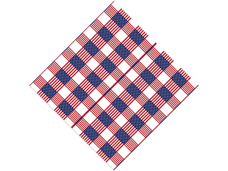 Criss Cross Americana Vinyl Wrap Pattern
