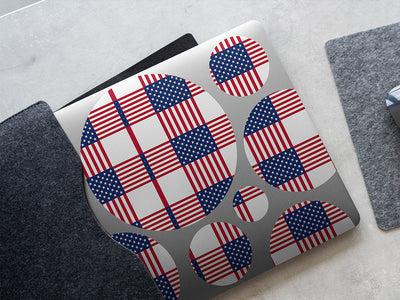 criss cross  DIY Laptop Stickers