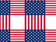 Criss Cross Americana Vinyl Wrap Pattern~Rwraps Series 914 Digitally Printed Vinyl Wrap~0