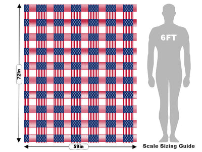 Criss Cross Americana Vehicle Wrap Scale~Rwraps Series 914 Criss Cross Americana Measurements~2
