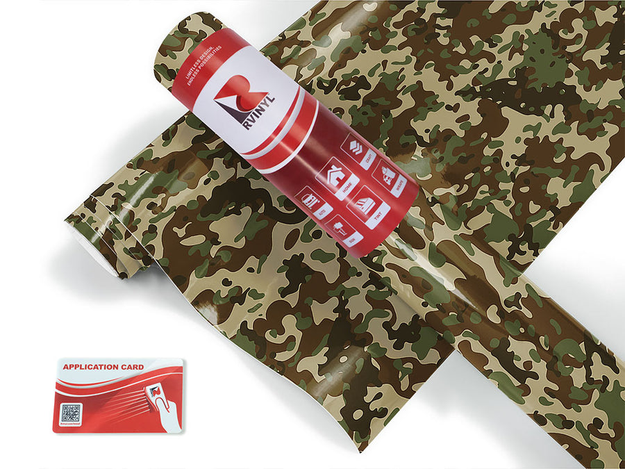 crocodile erbsentarnmuster camouflage Craft Vinyl Roll