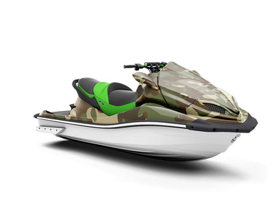 Crocodile Erbsentarnmuster Camouflage Jet Ski Vinyl Customized Wrap