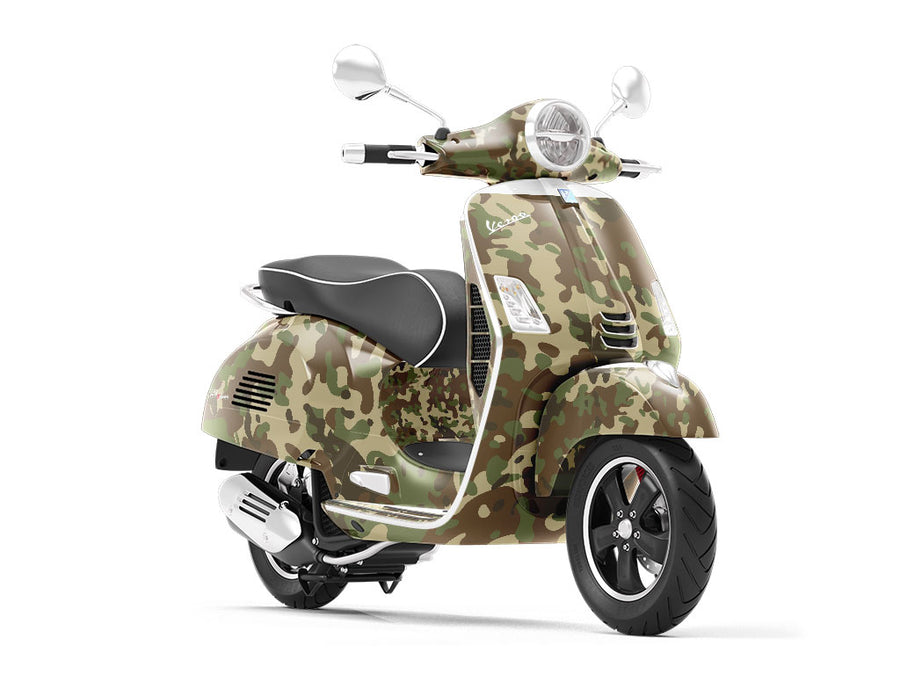 Crocodile Erbsentarnmuster Camouflage Vespa Scooter Wrap Film