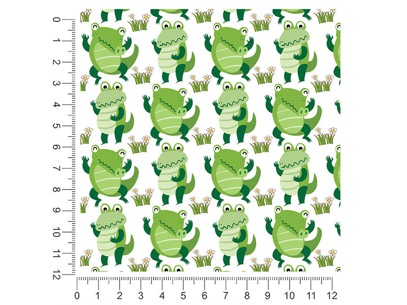 crocodile jamboree fresh water 1ft x 1ft Craft Sheets