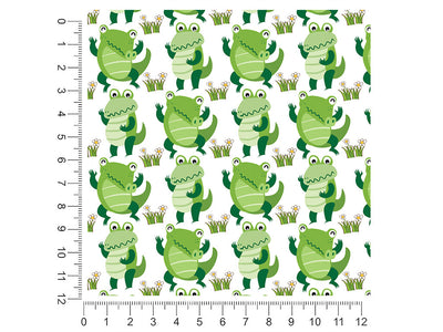 crocodile jamboree fresh water 1ft x 1ft Craft Sheets