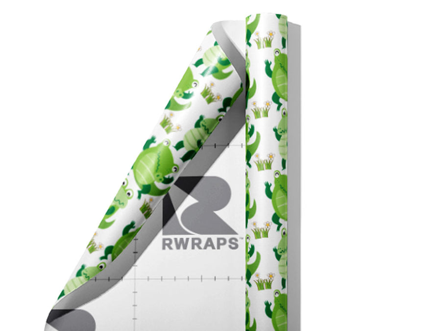 Crocodile Jamboree Marine Life Wrap Film Sheets~Rwraps Series 914 Crocodile Jamboree Marine Life Scrolled Sheet~3