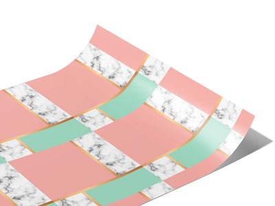 Cross Color Tile Vinyl Wraps~Rwraps Series 914 Digitally Printed Vinyl Wrap~1