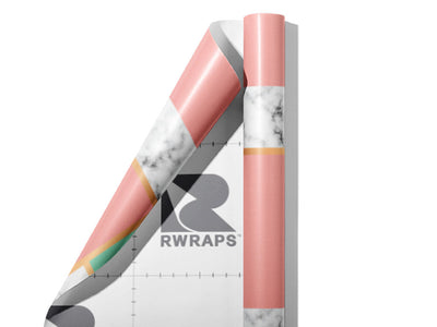 Cross Color Tile Wrap Film Sheets~Rwraps Series 914 Cross Color Tile Scrolled Sheet~4