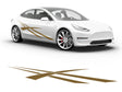 3M Gold Cross Rally Body Graphic~Full Side Auto Decal Kit~0