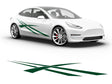 3M Dark Green Cross Rally Body Graphic~Full Side Auto Decal Kit~0