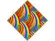 Crossing Rainbows Wooden Parquet Vinyl Wrap Pattern