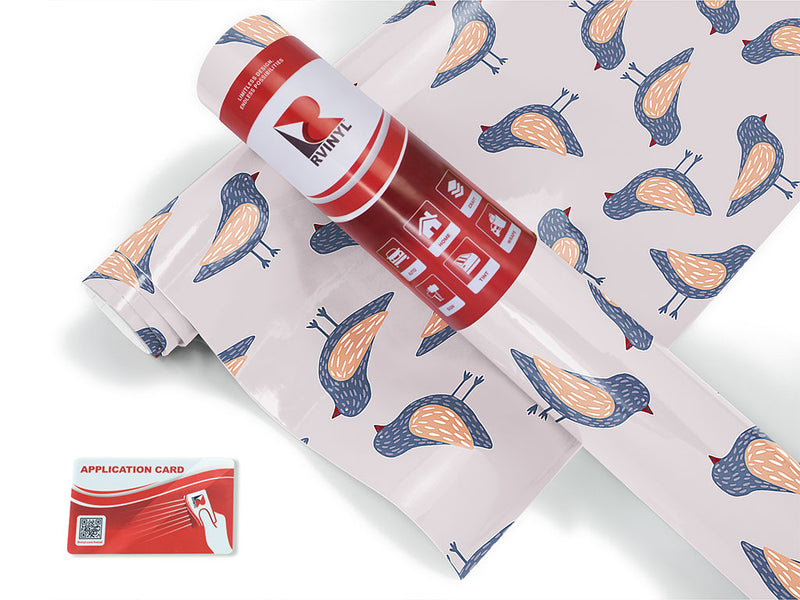 crosswalk wait bird Craft Vinyl Roll