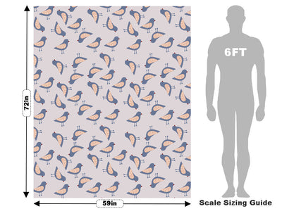 Crosswalk Wait Birds Vehicle Wrap Scale~Rwraps Series 914 Crosswalk Wait Birds Measurements~1
